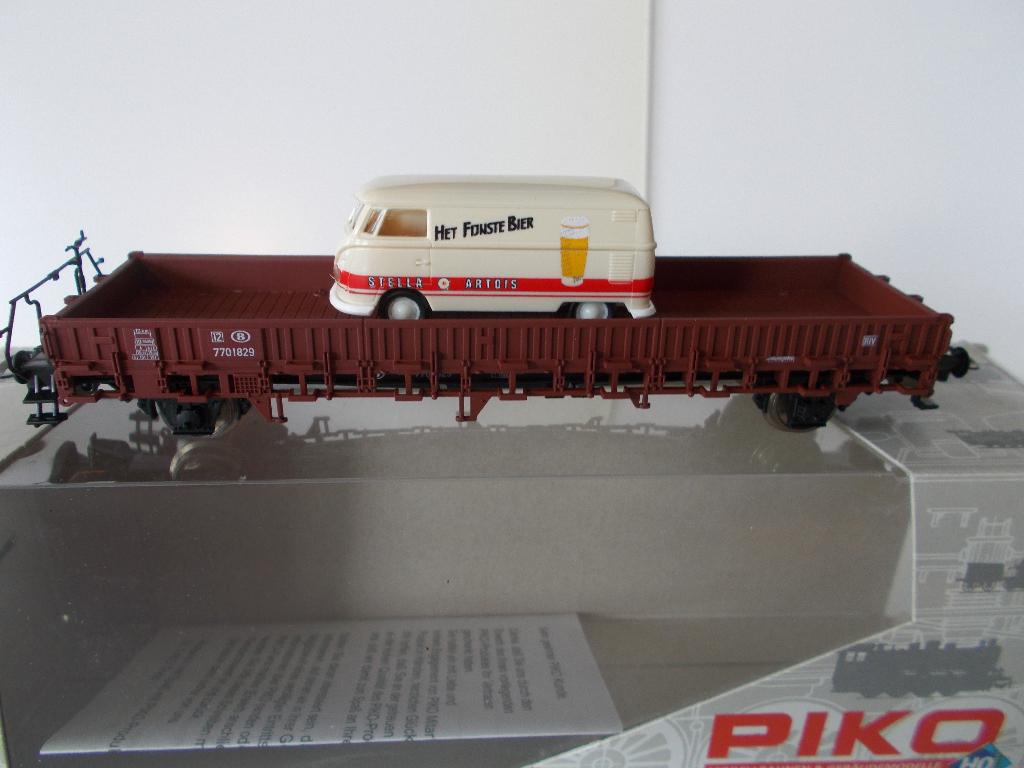 VOLKSWAGEN T1 STELLA ARTOIS - NMBS WAGON - PIKO - 1:87, Gelijkstroom, Verzenden, Piko, Nieuw