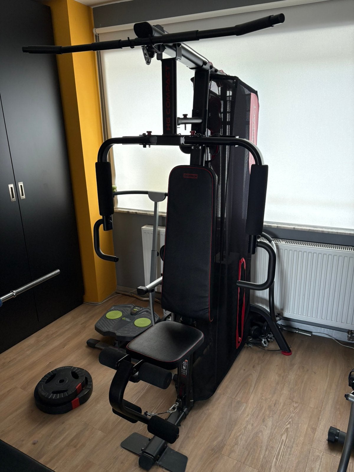 Domyos HG Compact Krachtstation / Home Gym (Decathlon), Ophalen, Zo goed als nieuw, Armen, Krachtstation