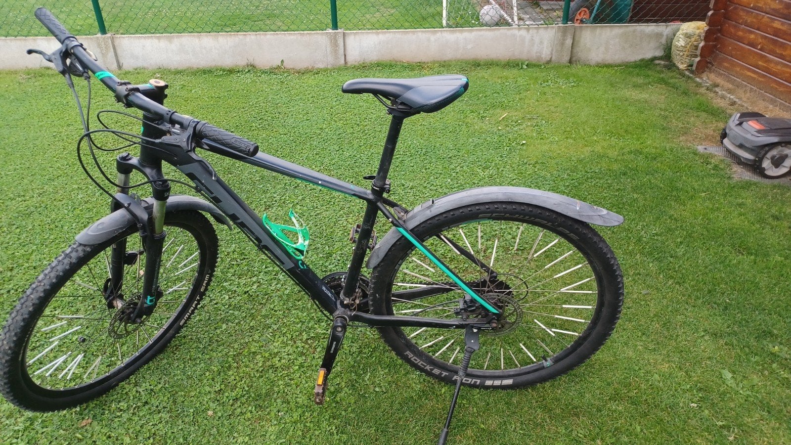 Cube fiets groen zwart., Fietsen en Brommers, Ophalen, Gebruikt, Heren, Schijfrem