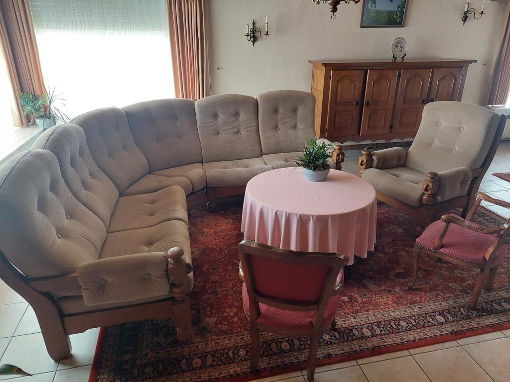 Compleet salon, salontafel, bar en buffetkast en tv kast, Huis en Inrichting, Ophalen