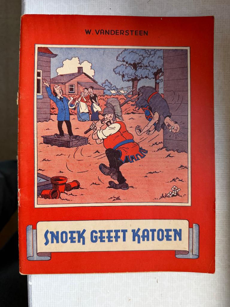Snoek geeft katoen strip, Boeken, Stripverhalen, Meerdere stripboeken, Ophalen of Verzenden, Gelezen, Willy Vandersteen