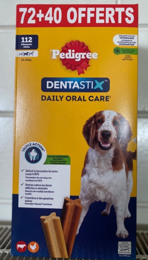 Pedigree dentastix medium, Enlèvement, Chien