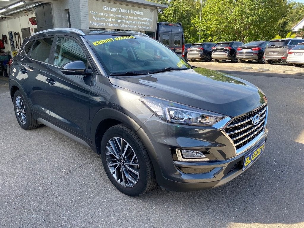 Hyundai Tucson 2WD FEEL AUTOMAAT 2JAAR GARANTIE (bj 2021), Auto's, Hyundai, 173 g/km, Gebruikt, 4 cilinders, https://public.car-pass.be/vhr/9f36f900-aefb-4dfc-b387-54f5e359c62f