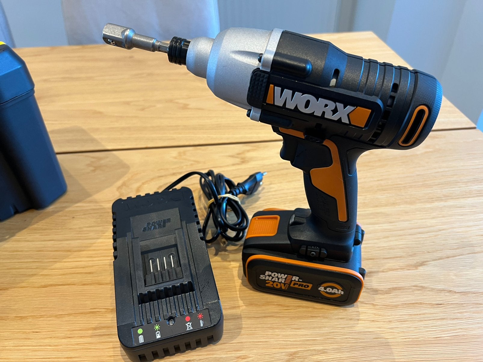 Boulonneuse à chocs Worx WX 291.9 KIT, Ophalen, Zo goed als nieuw