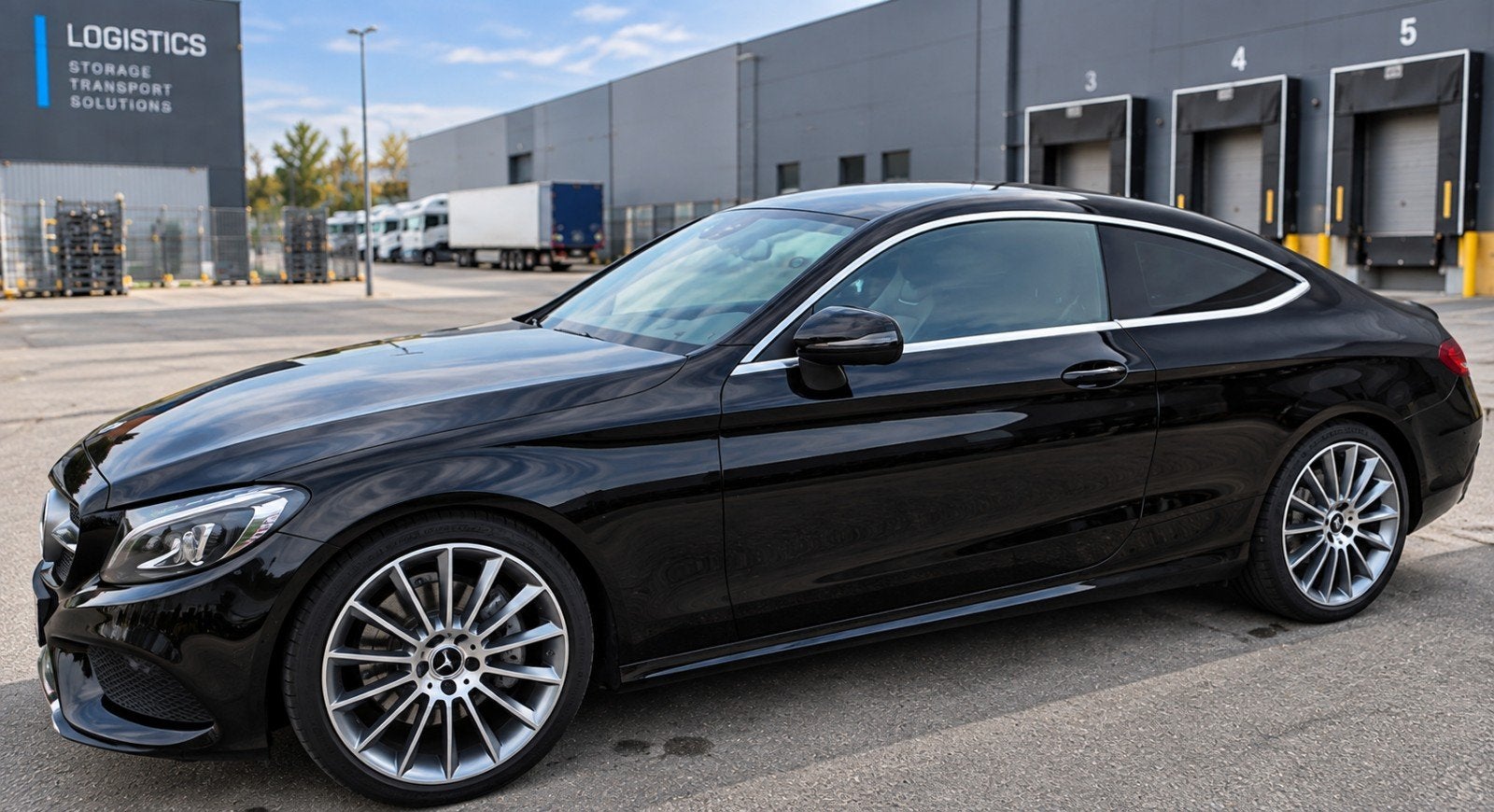 Mercedes-Benz classe C Coupé 2018, Autos, Achat, Boîte manuelle, Entretenue par le concessionnaire, Noir