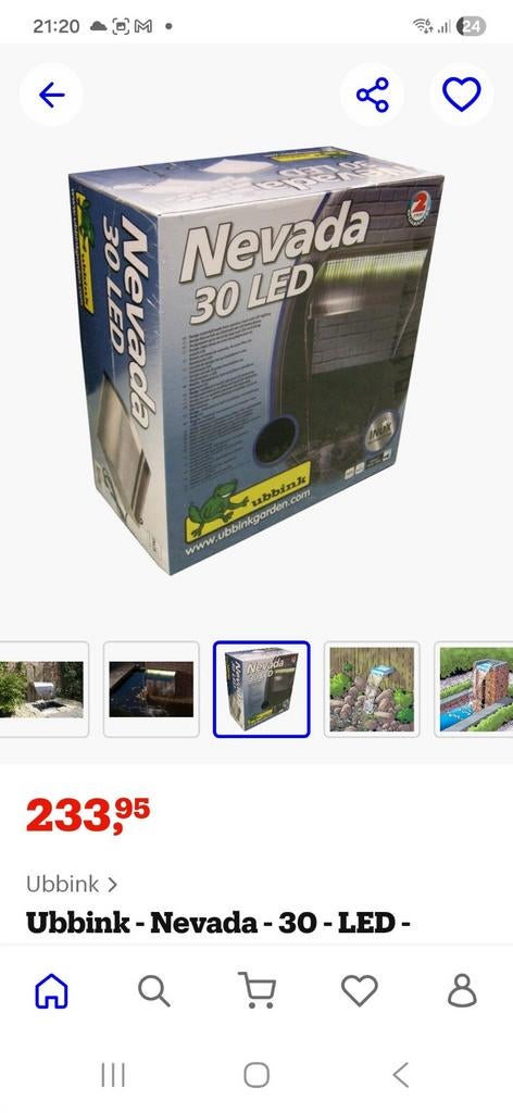 NEVADA 30 led waterval, Tuin en Terras, Ophalen