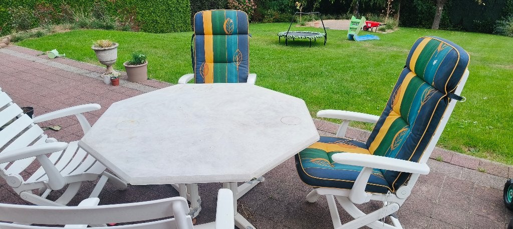 Table et chaises de jardin Kettler, Enlèvement, Utilisé