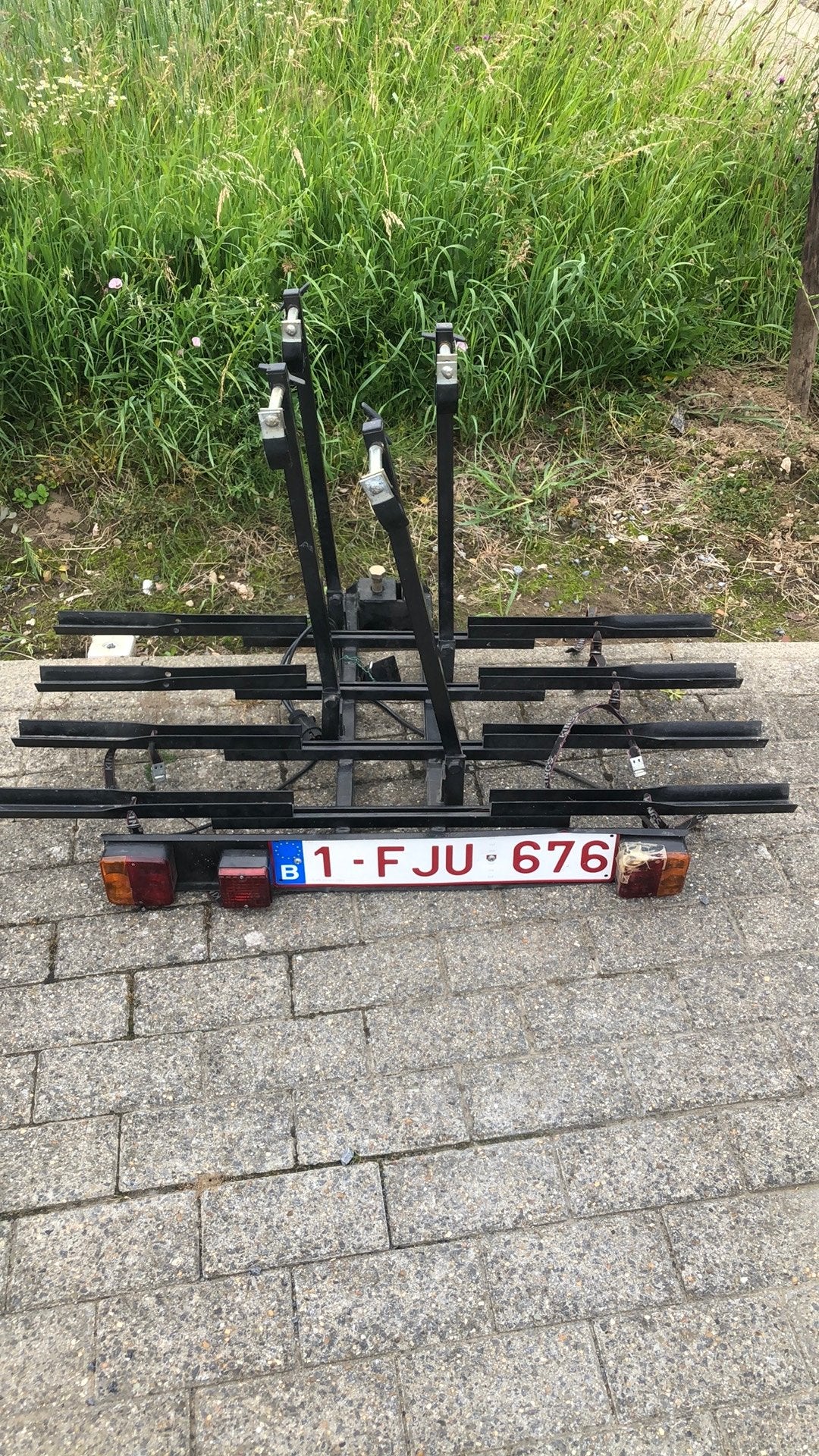 Fietsendrager voor 4 fietsen voor op trekhaak, Ophalen, Zo goed als nieuw