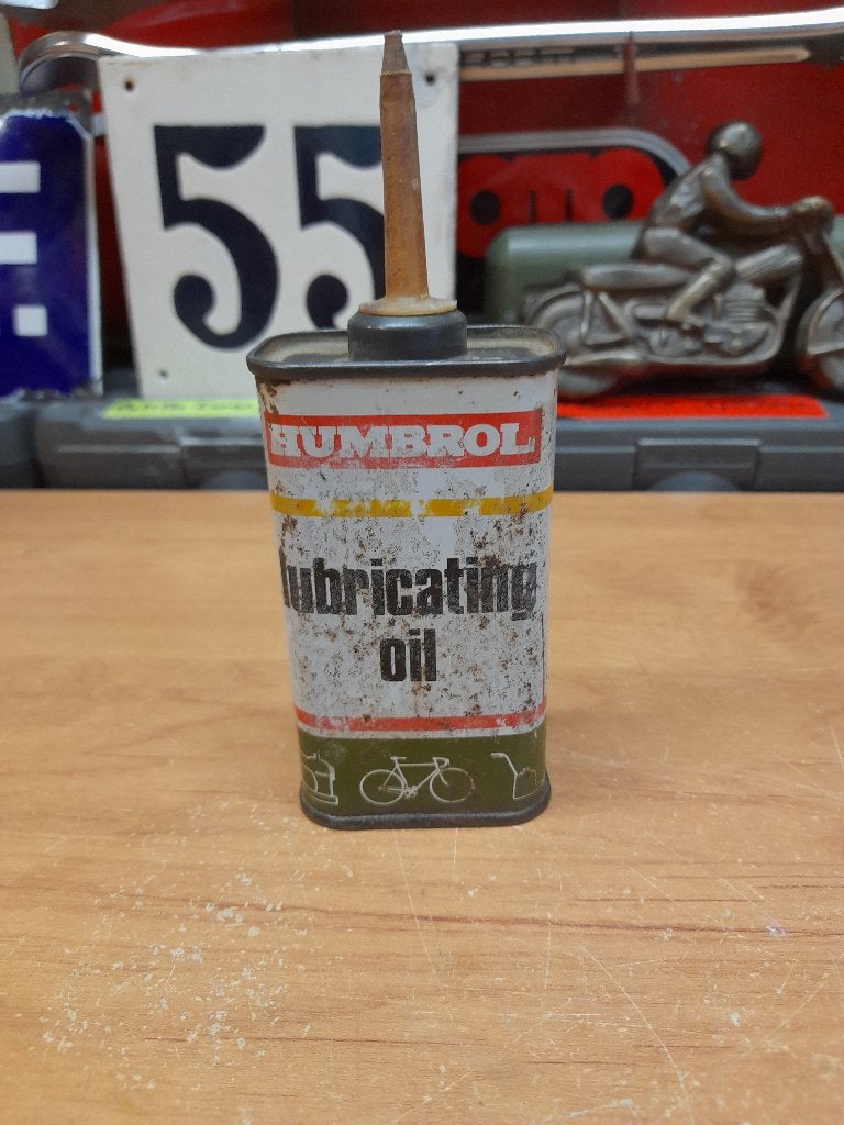 Oude lege oliekan van Humbrol, Verzenden, Gebruikt, Overige typen
