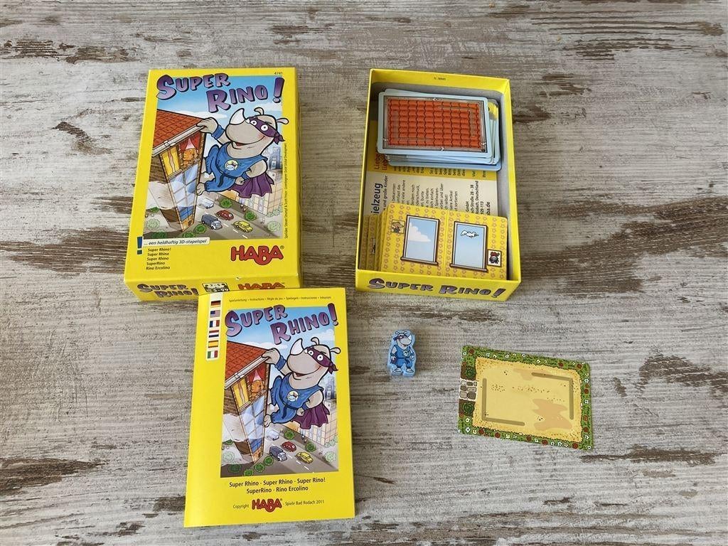 Super rino! een spel van HABA [s521], Verzenden, Zo goed als nieuw