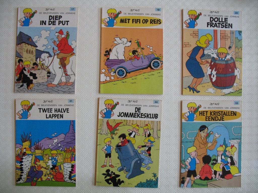 Jommeke strips oranje reeks, 17 stuks, Plusieurs BD, Enlèvement ou Envoi, Comme neuf