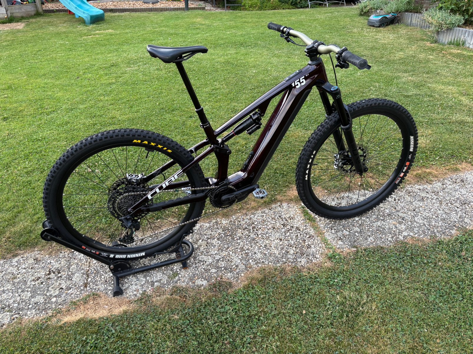 Cube One55 Full Carbon C68 Emtb, Ophalen, Zo goed als nieuw, 50 km per accu of meer, Cube