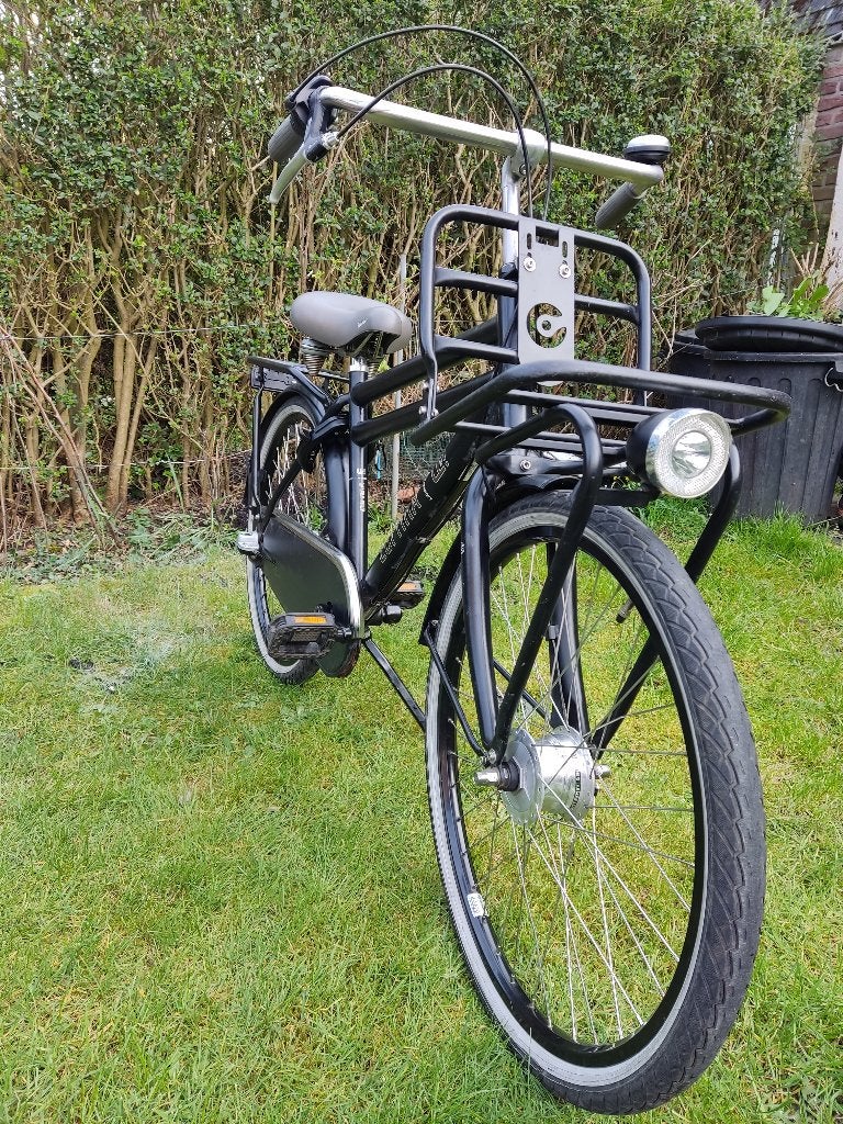 Jongensfiets Cortina U4,3v,24 inch, Naafdynamo(8j-12j), Ophalen, 24 inch, Zo goed als nieuw, Handrem
