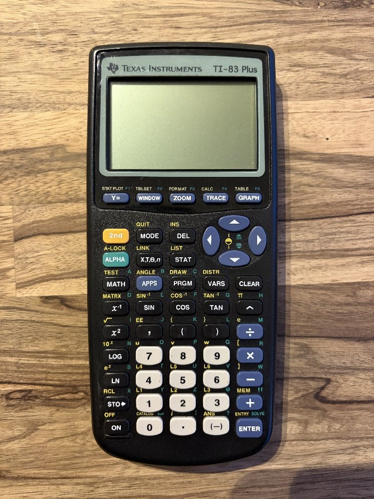 Texas Instruments TI-83+, Divers, Calculatrices, Enlèvement ou Envoi, Calculatrices graphique, Comme neuf