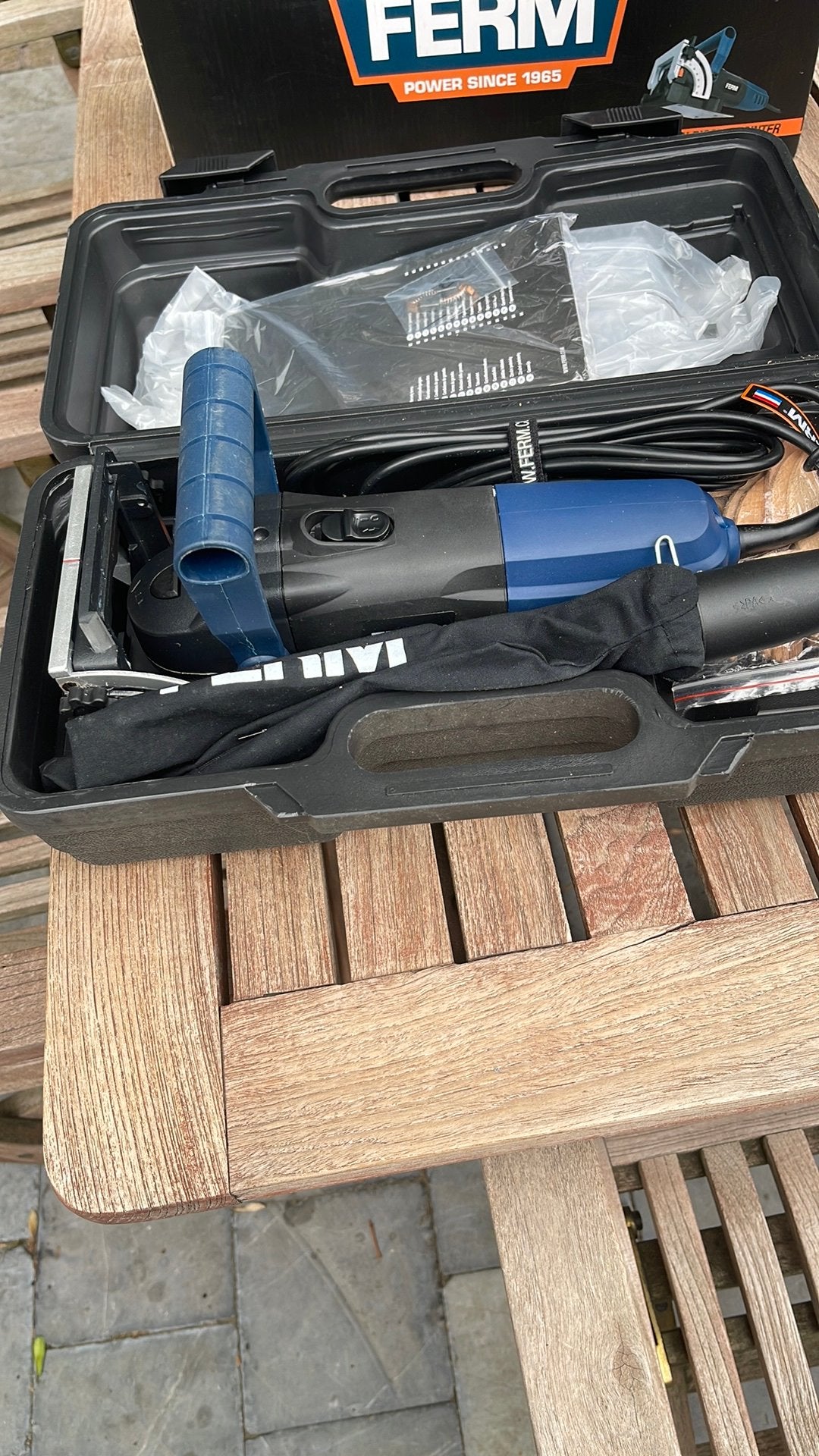 Lamellenfreesmachine, Doe-het-zelf en Bouw, Gereedschap | Handgereedschap, Ophalen, Nieuw, Ferm
