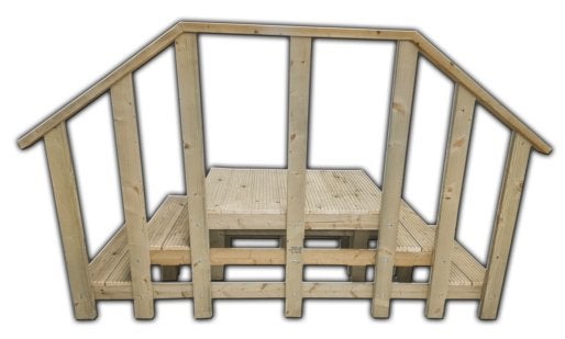 Splinternieuwe houten trappen voor stacaravans, Caravans en Kamperen, Ophalen of Verzenden, Nieuw