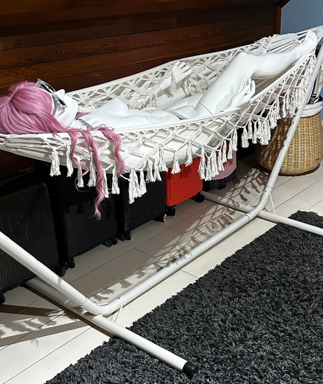 Lifa Garden Hangmat IBIZA+statief+weerbestendige hoes 50€., Jardin & Terrasse, Hamacs, Neuf, Une personne, Avec support, Enlèvement