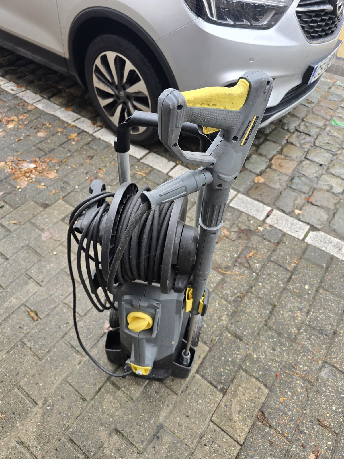Professionele Kärcher HD 5/15 CX Hogedrukreiniger, Ophalen, Zo goed als nieuw, Accu, Met autostop en -start