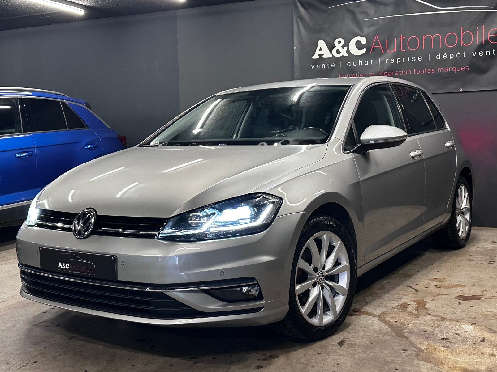 Vw Golf Highline 1.5TSI DSG, Autos, Argent ou Gris, Achat, Entreprise, Alcantara