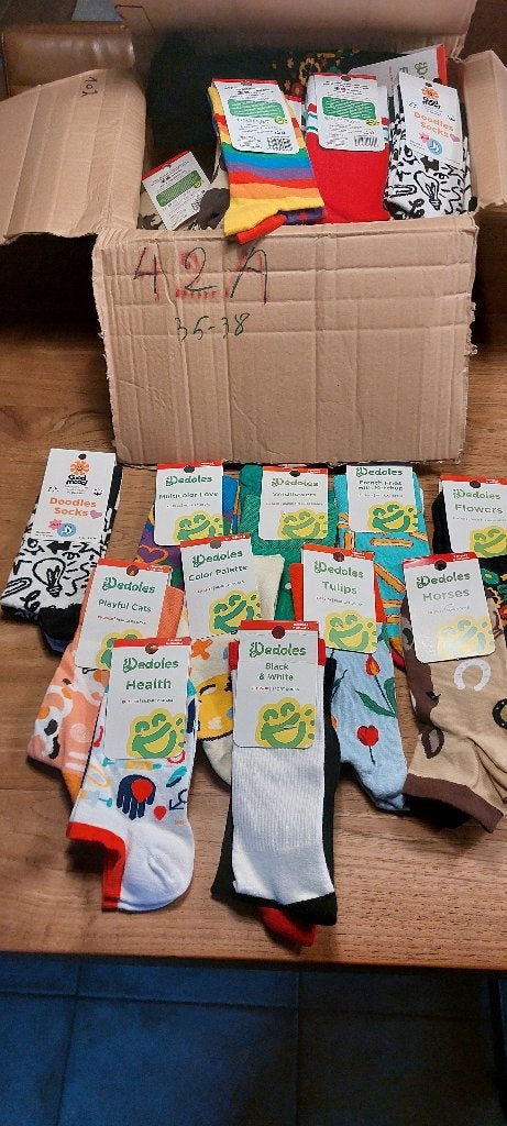 lot van 60 paar dedoles sokken (maat 35-38), Vêtements | Hommes, Chaussettes & Bas, Enlèvement ou Envoi, Neuf, Autres tailles