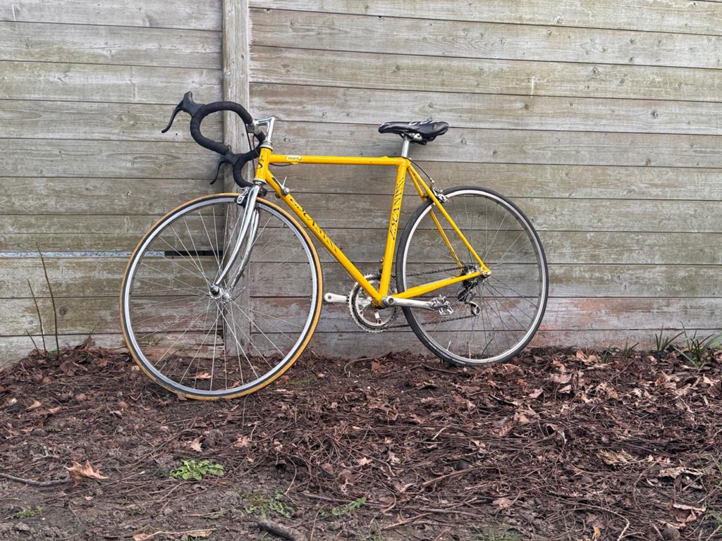 Retro Koersfiets, 28 inch, Gebruikt, Velgrem, 49 tot 53 cm
