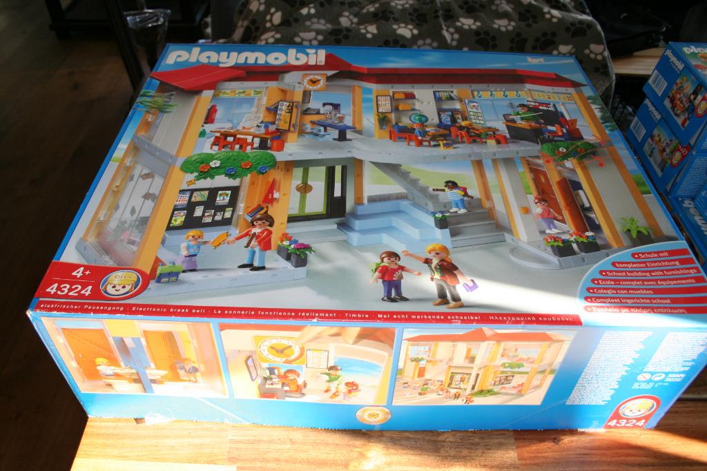 playmobil school set 4324, Kinderen en Baby's, Ophalen of Verzenden, Zo goed als nieuw, Complete set