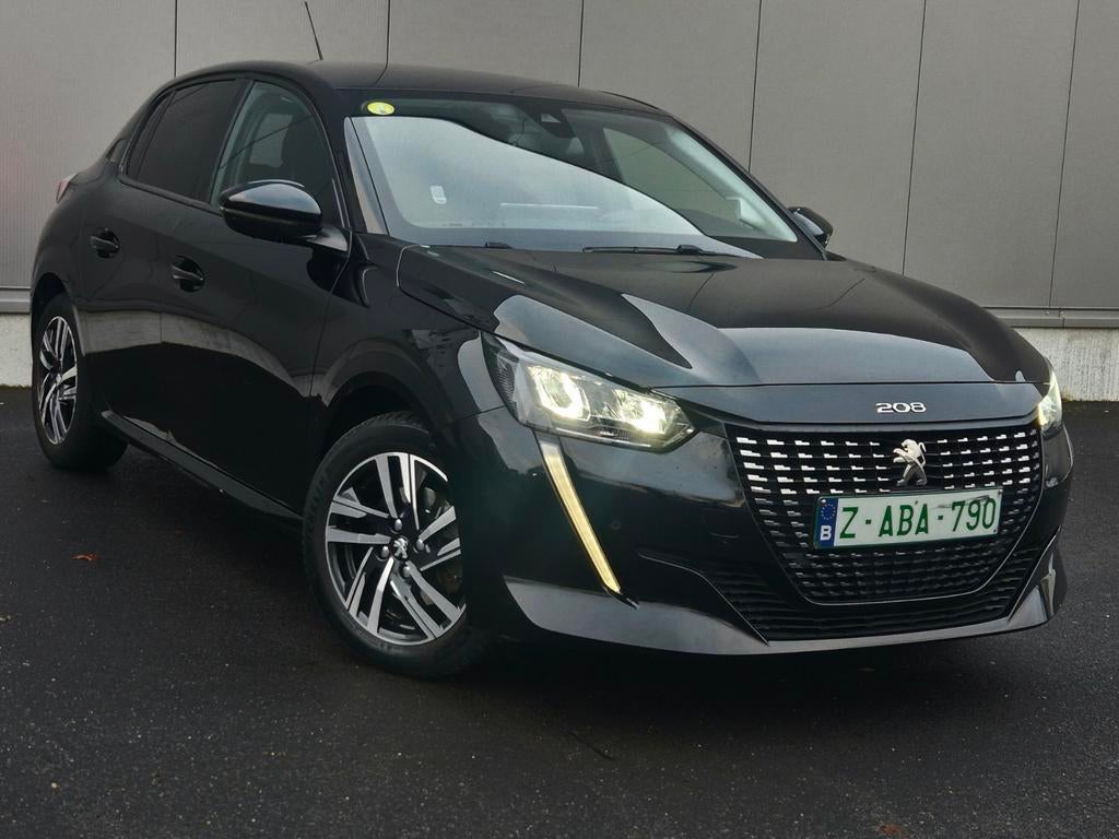 Pegoeht 208 1.5 HDI Allure Premium + 2020 euro 6di, Auto's, Voorwielaandrijving, 75 kW, 4 cilinders, Zwart