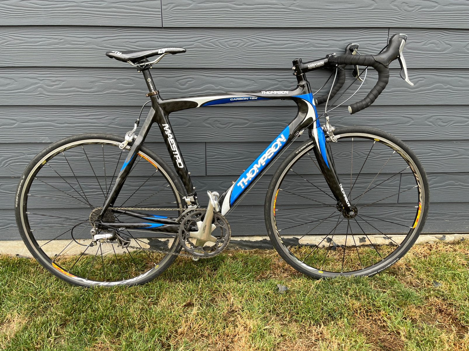 Vélo de route Thompson, Enlèvement, Comme neuf, Carbone
