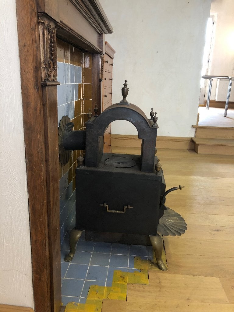 Antieke kachel, Enlèvement, Utilisé, Bois, Autoportant