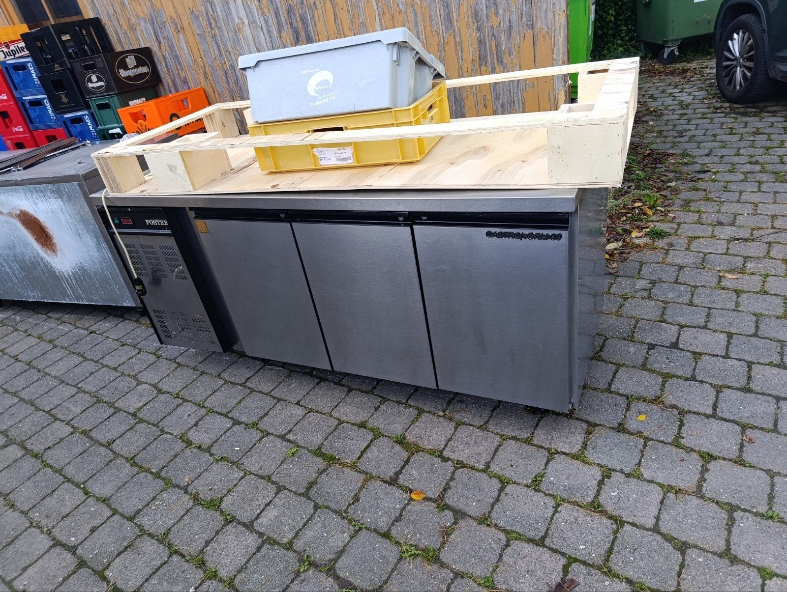 2 horeca frigo's die niet meer gebruikt worden., Ophalen