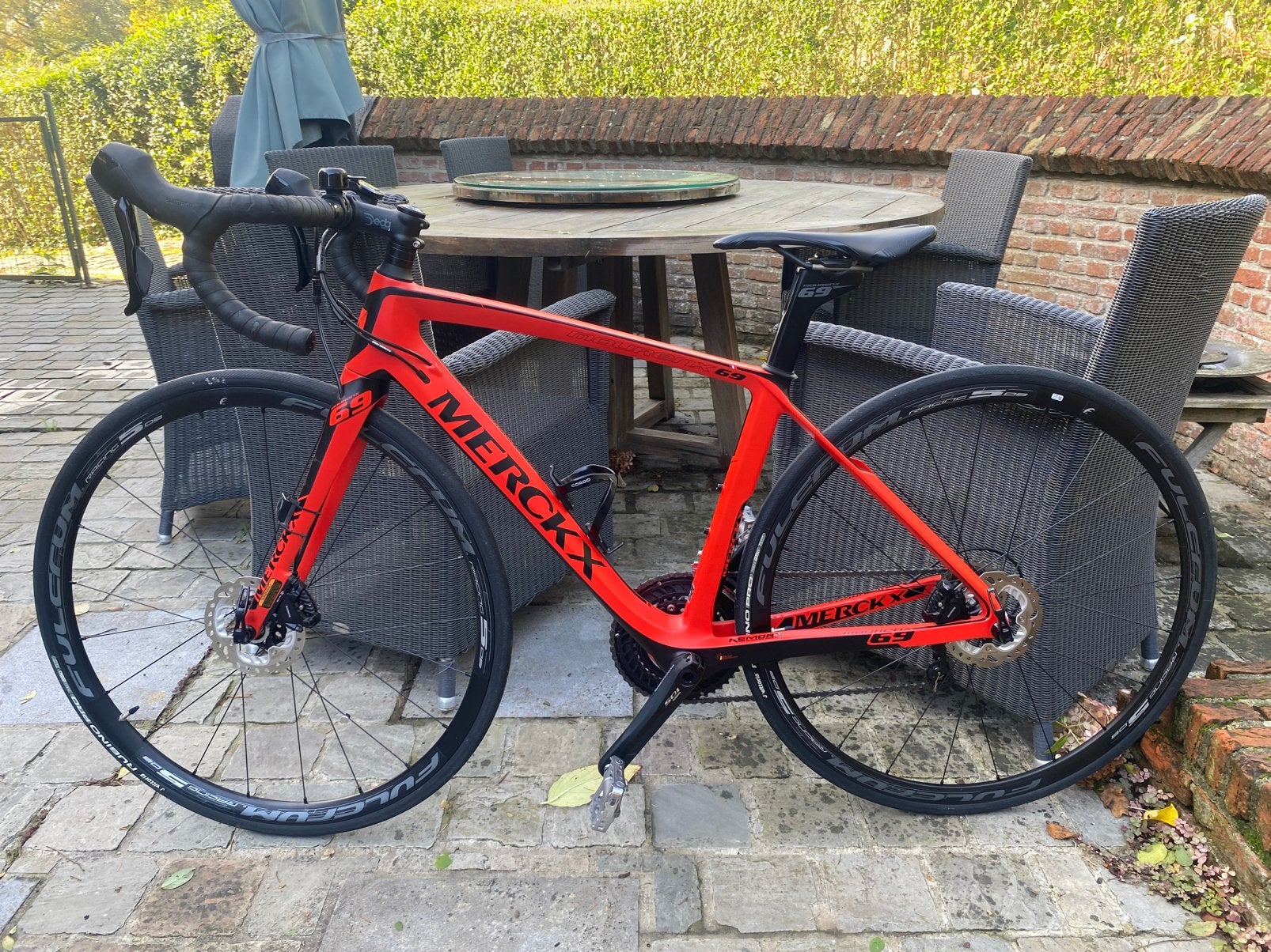 Koersfiets Eddy Merckx Mourenx 68 Carbon, Carbon, Heren, 49 tot 53 cm, Zo goed als nieuw