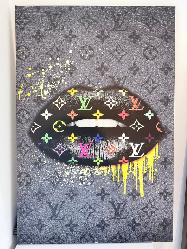 Canvas 60cm x 90cm als nieuw !, Antiek en Kunst, Kunst | Schilderijen | Abstract, Ophalen of Verzenden