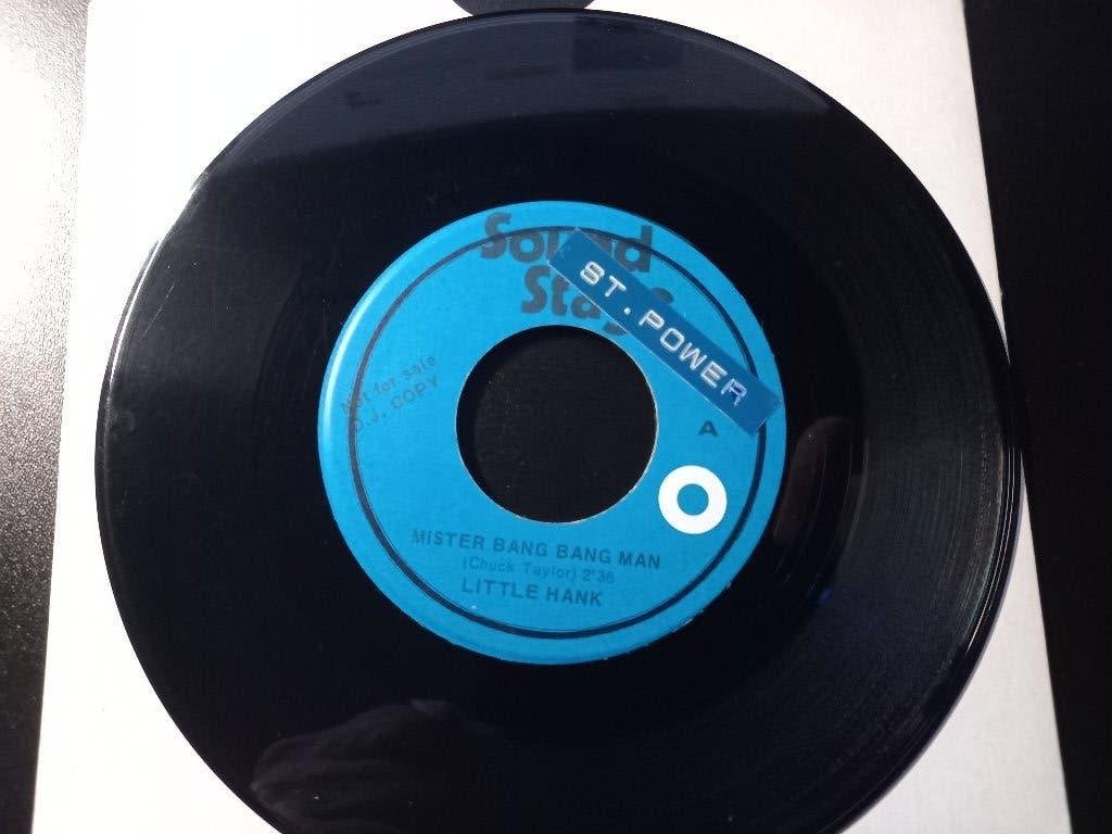 Little Hank‎ — Monsieur Bang Bang Man - Popcorn Promo '7, Housse de protection extérieure, 7 inch, Comme neuf, Autres types