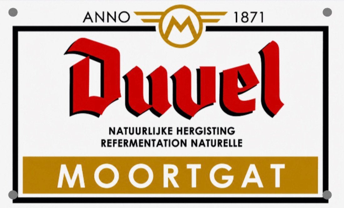 Panneau en acrylique Duvel Moortgat - retro vintage mancave, Enlèvement ou Envoi, Neuf, Panneau, Plaque ou Plaquette publicitaire