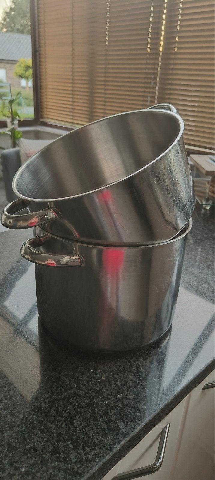 2 pots de Demeyere, Enlèvement, Utilisé, Demeyere