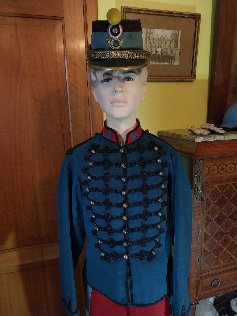 Tunique Dolman Chasseur à cheval (France), Enlèvement ou Envoi, Autres, Vêtements ou Chaussures