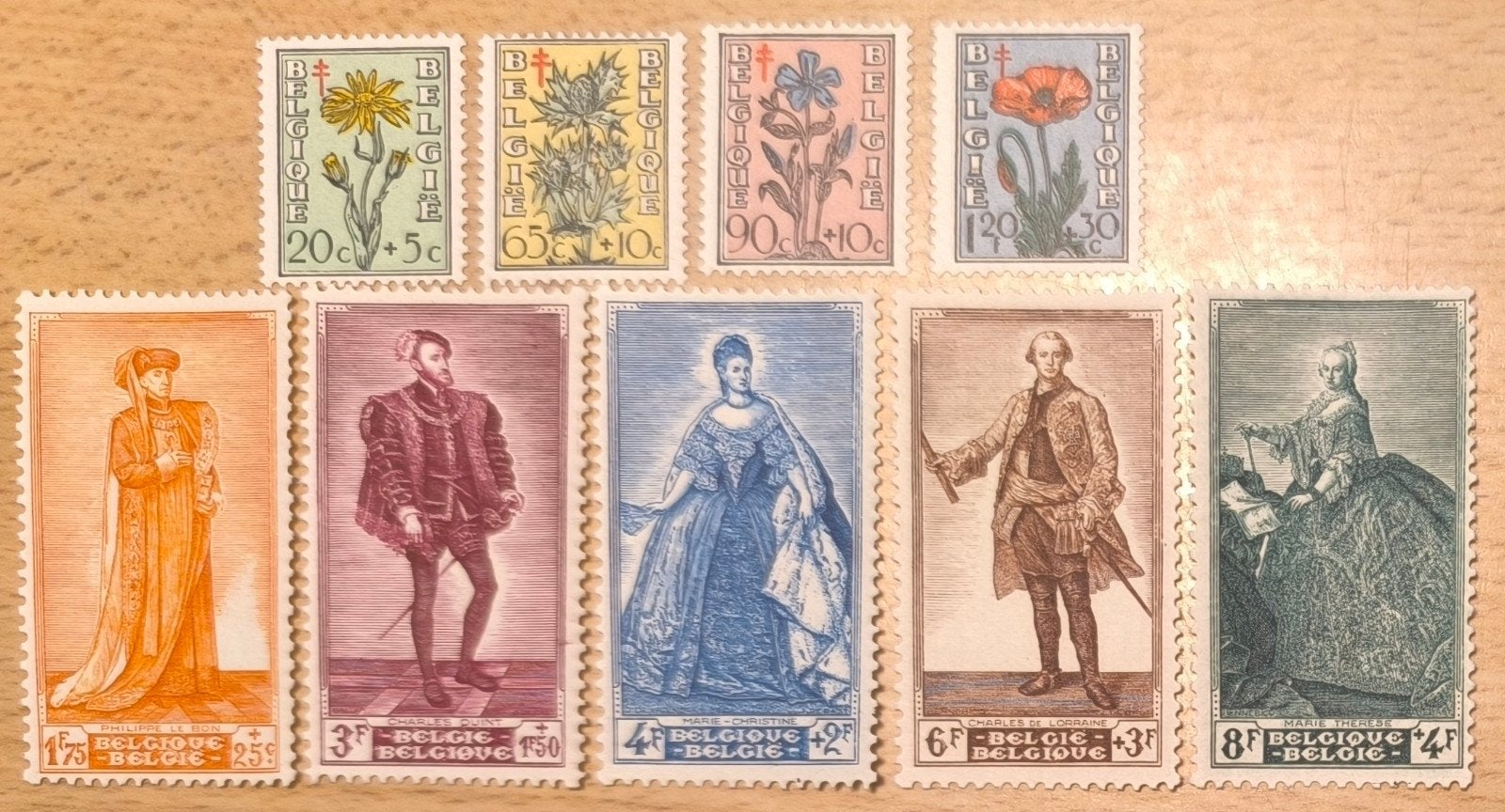 numéros 814-822 **, Enlèvement ou Envoi, Non oblitéré, Neuf