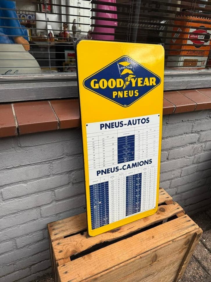 Vintage Goodyear Pneus-Autos/Camions Bord