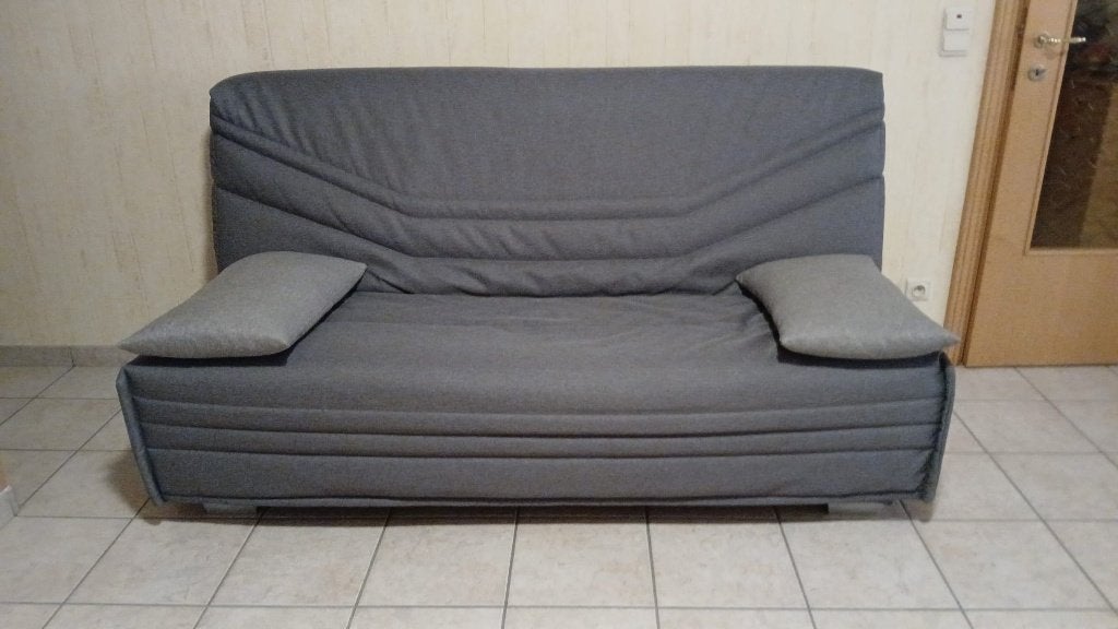 zetelbed, Comme neuf, Enlèvement, Deux personnes, Tissus