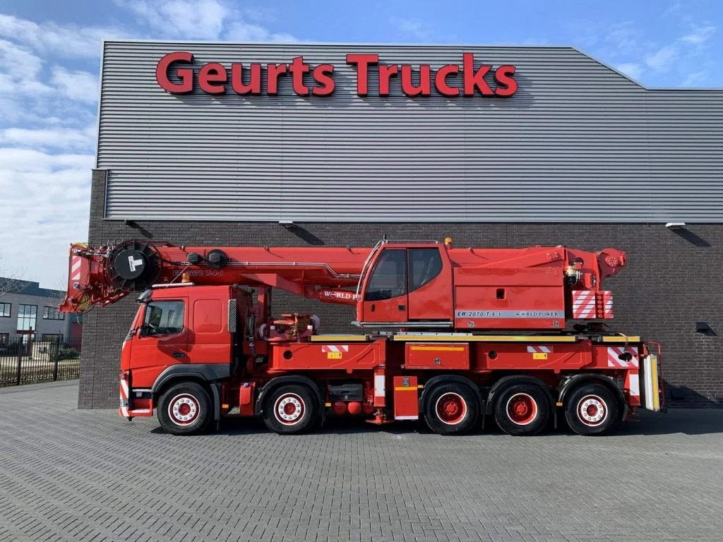 Volvo FM 460 ERKIN WORLD POWER ER 2070 T-4.1 CRANE/KRAN/KRAA, Autos, Camions, Rouge, 460 ch, Achat, Euro 6