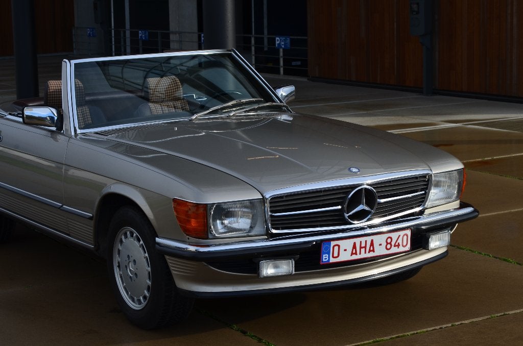 Mercedes 300 SL R107 handgeschakeld, Autos, Achat, Cabriolet, Particulier, 150 kW