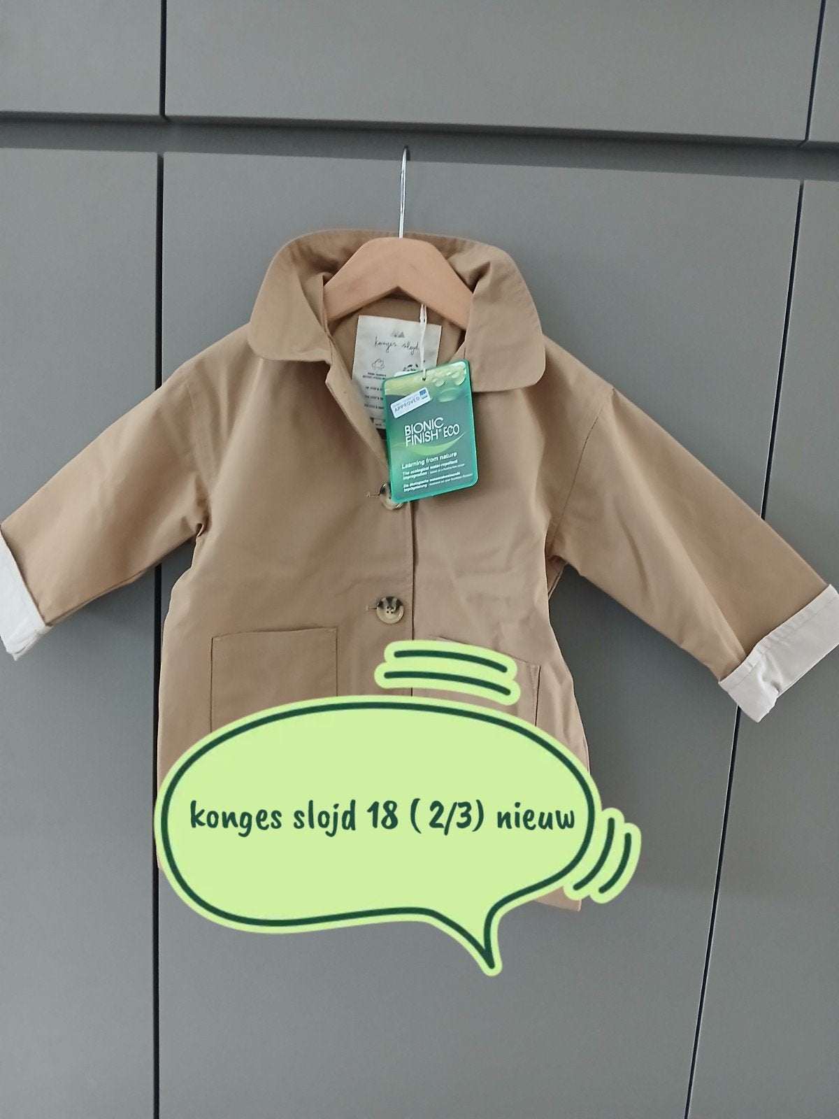 regenjasje konges slojd 18 ( 2/3) nieuw .., Kinderen en Baby's, Kinderkleding | Maat 92, Ophalen of Verzenden