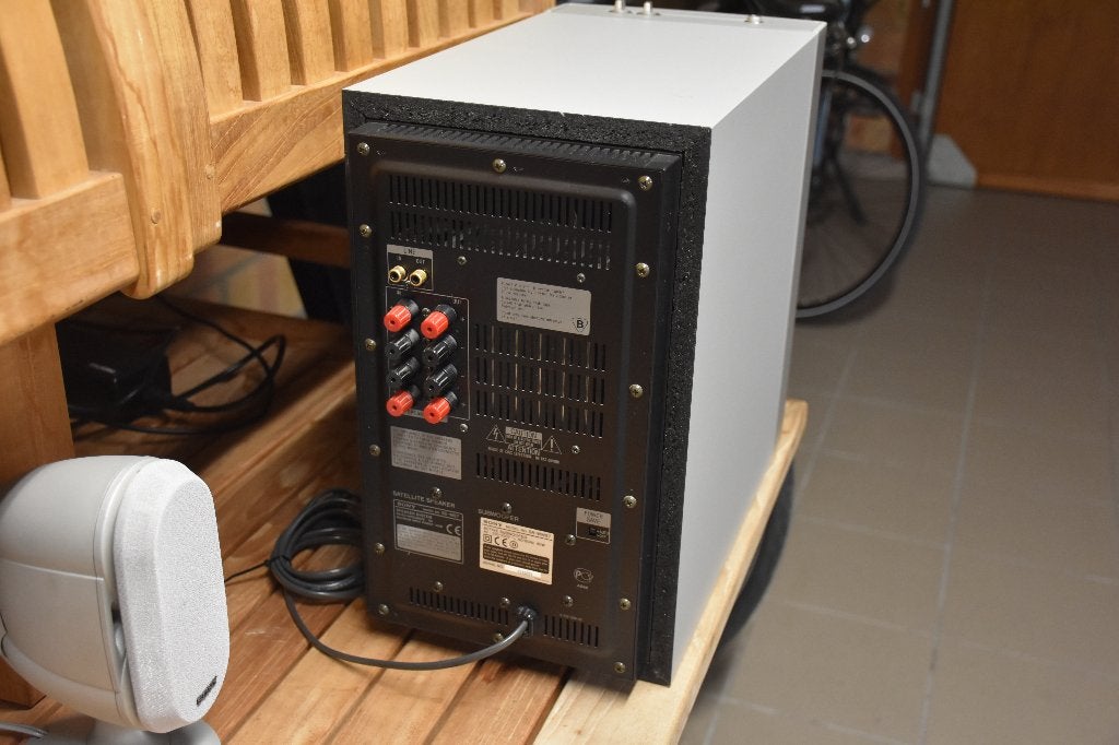 Set de haut-parleurs 5.1, Kit d'enceintes, 60 à 120 watts, Comme neuf, Enlèvement