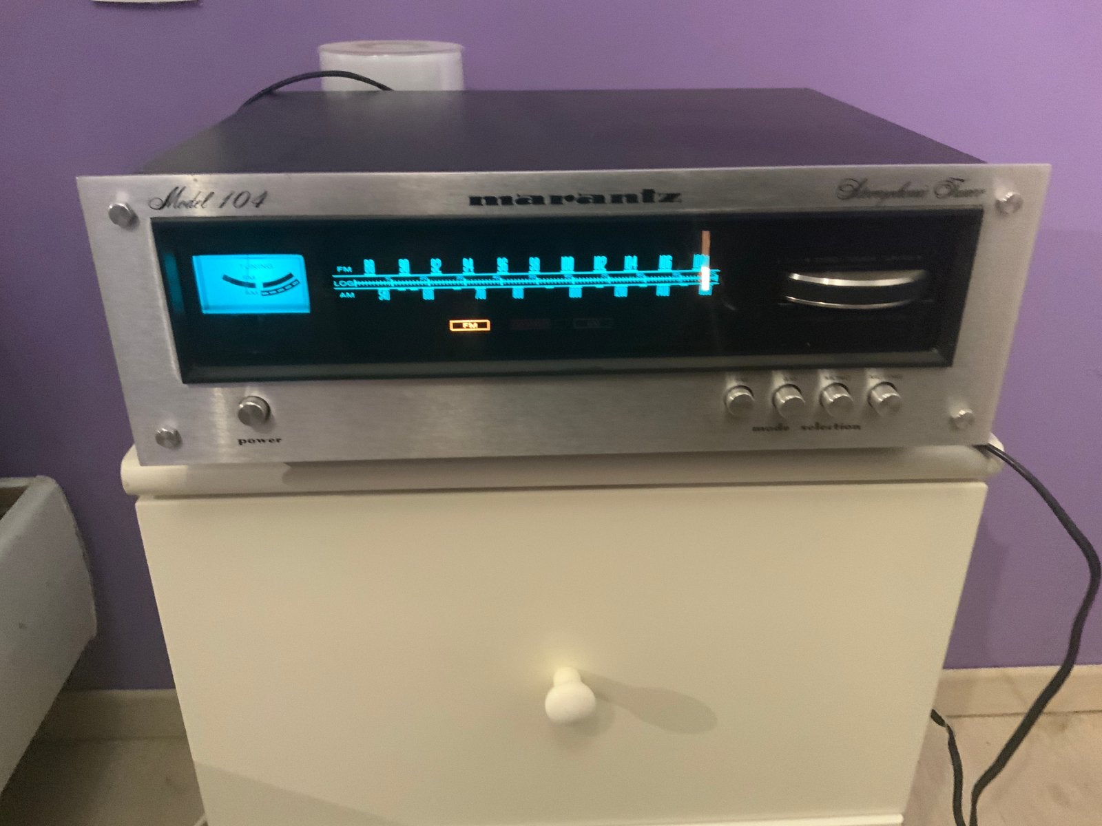 Tuner 104 marantz, Ophalen