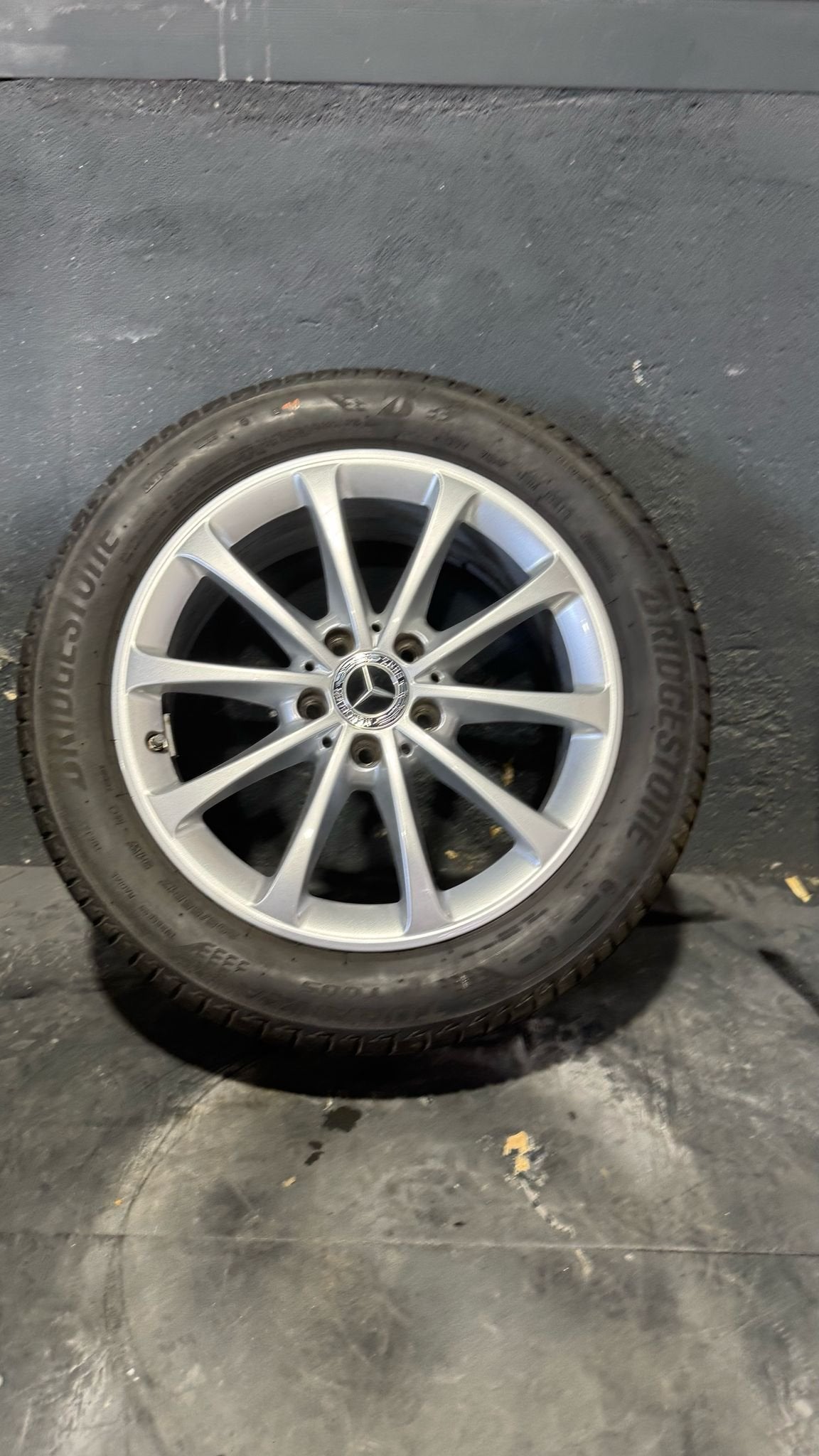 Mercedes A/ B klasse velgen  met banden, Auto-onderdelen, Banden en Velgen, 18 inch, Gebruikt, -, -