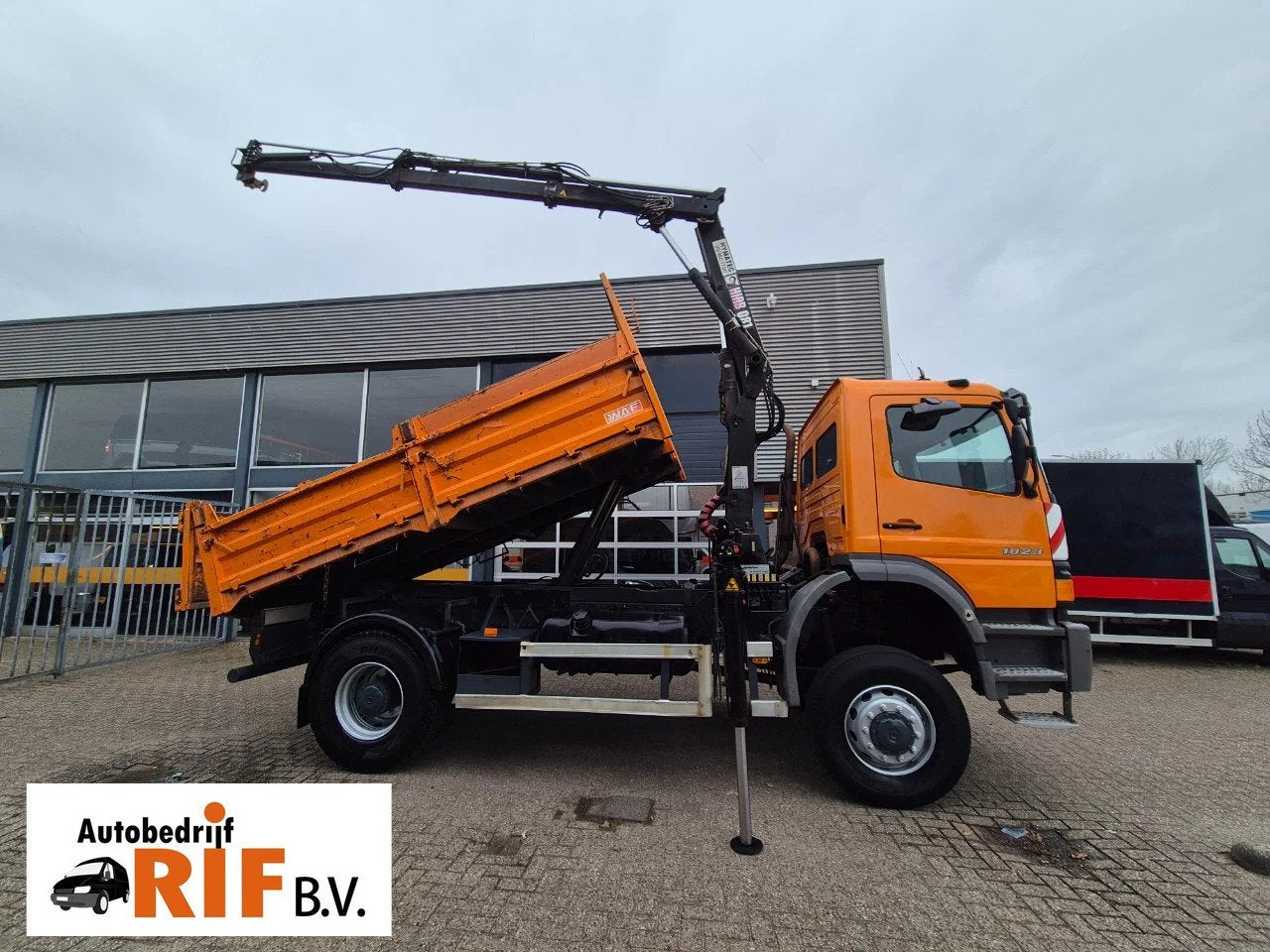 Mercedes-Benz Atego 1823/ 4X4/ Kipper/ Krane/ 3X Sper, Autos, Camions, Euro 2, Achat, Entreprise, Boîte manuelle