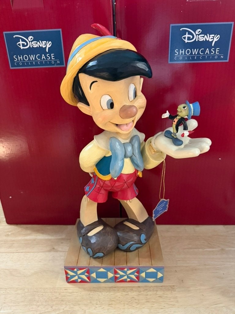 Pinocchio Big fig, Collections, Disney, Enlèvement ou Envoi, Peter Pan ou Pinocchio, Neuf, Statue ou Figurine
