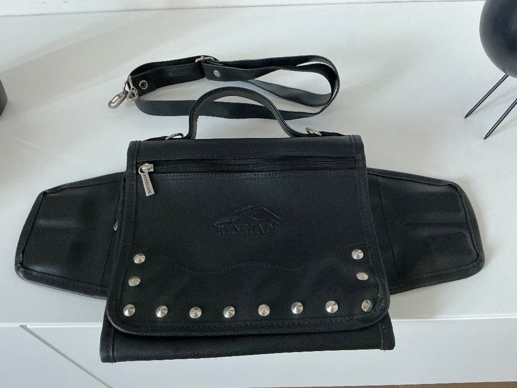 Tanktas Renegade leder, Motoren, Accessoires | Koffers en Tassen, Ophalen, Gebruikt