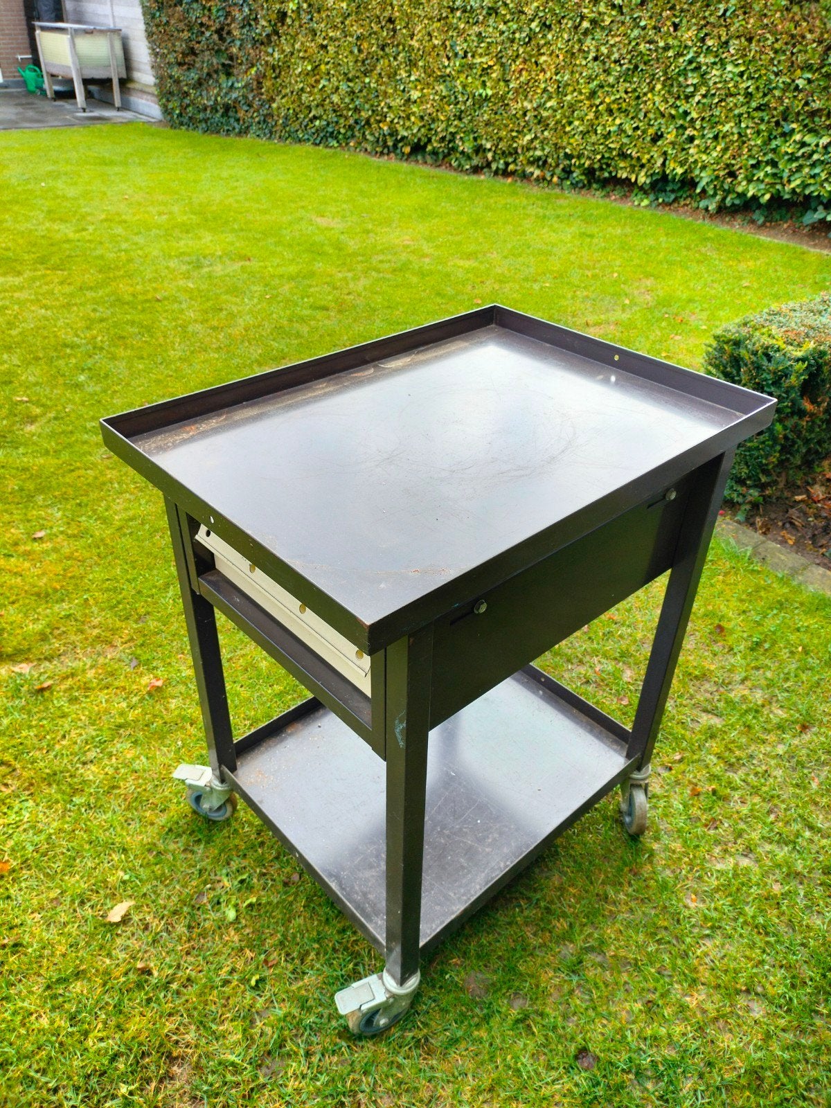 werktafel met schuif, Doe-het-zelf en Bouw, Ophalen, Zo goed als nieuw, Minder dan 70 cm