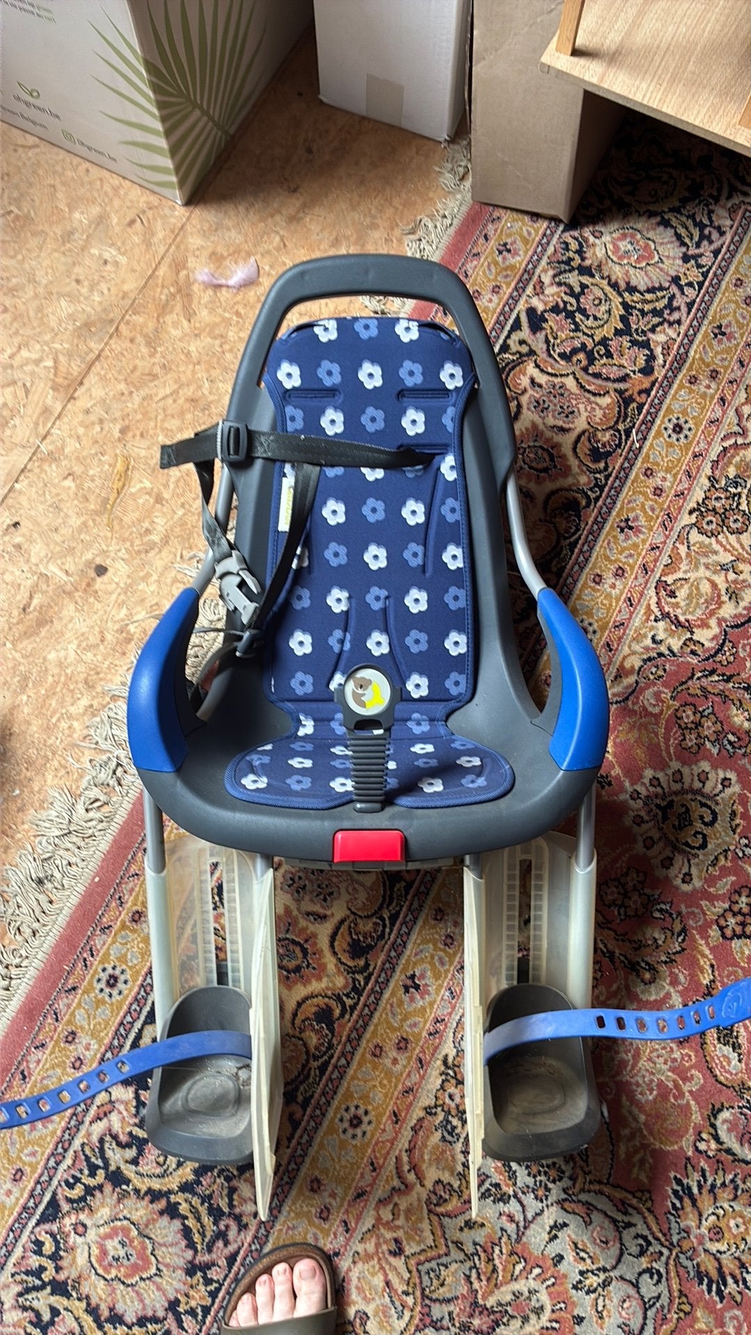 Fietsstoeltje, Ophalen, Achterzitje, 9 t/m 18 kg, Gebruikt